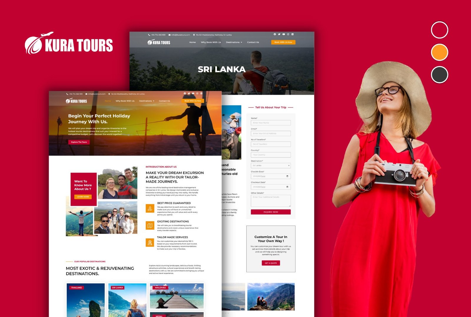 kura tours web design